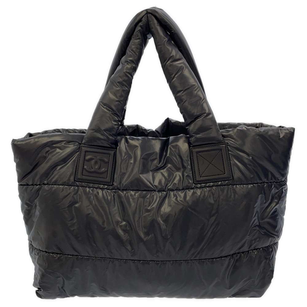 Chanel Coco Cocoon Size Mm Nylon Navy #90904C87B - Picture 3 of 15